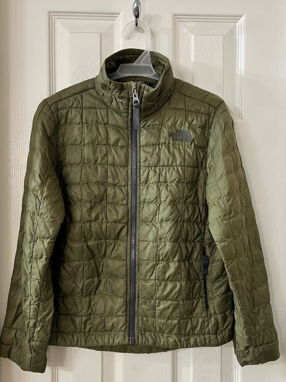 The North Face Boy’s S/P (7/8) Green Thermoball Puffer Jacket